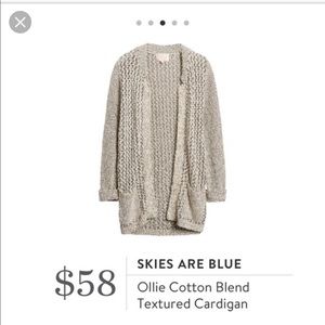 Stitch fix skies are blue cardigan